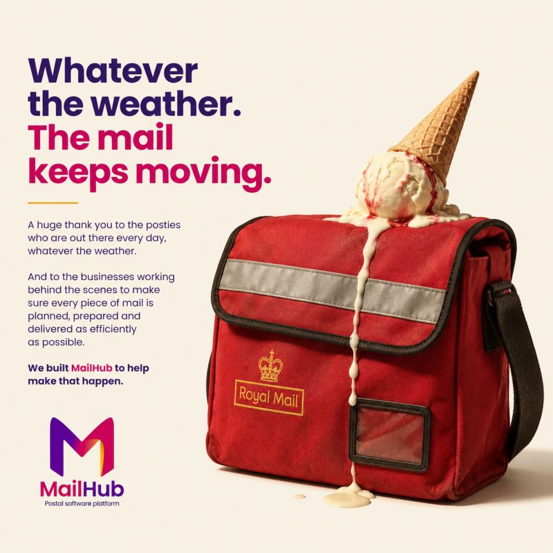 Whatever the weather. The mail keeps moving.